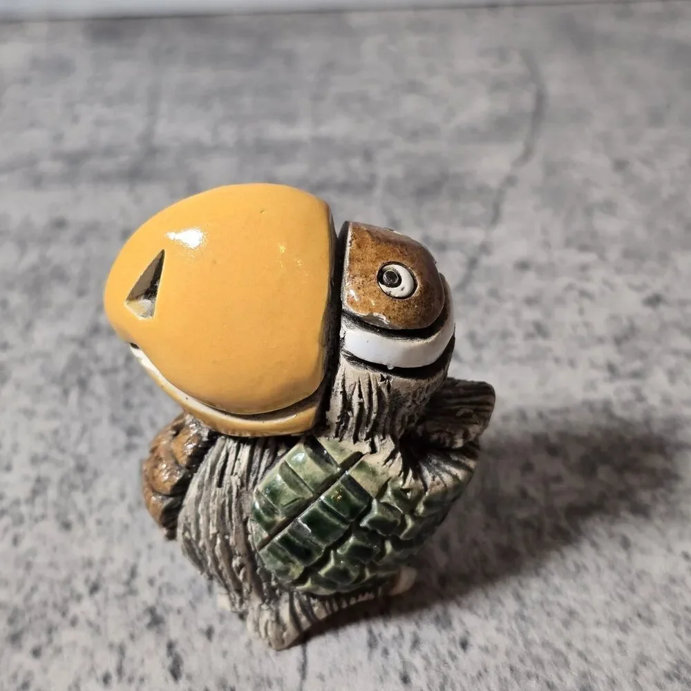 Artesania Rinconada Toucan Parrot Figurine Signed Retired Collectible Vtg Kitsch